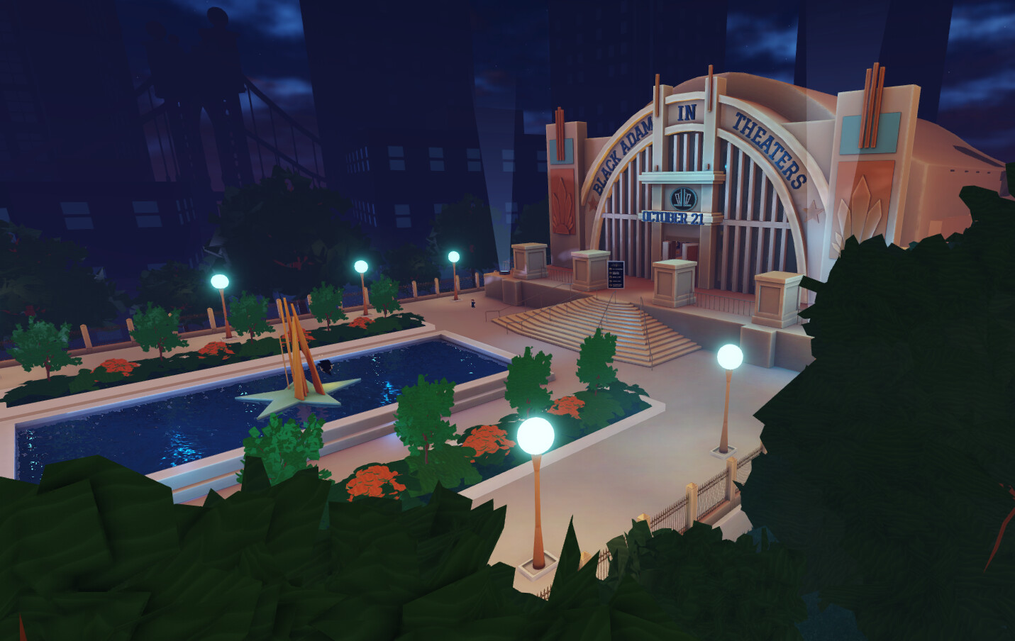 Black Adam immersive world built on Roblox